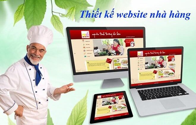 xu hướng thiết kế website nhà hàng