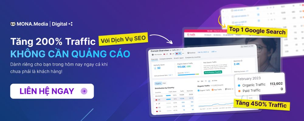 Công ty dịch vụ SEO, thiết kế website uy tín tại Việt Nam – Mona Media
