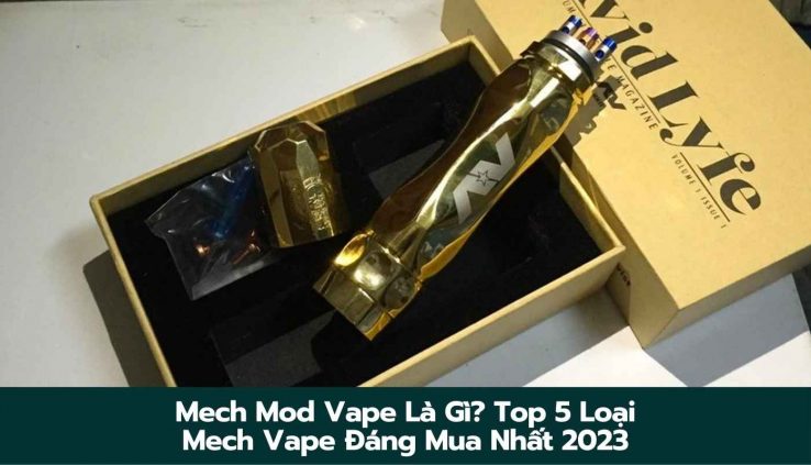 Mech Mod Vape Là Gì? Top 5 Loại Mech Vape Đáng Mua Nhất 2023