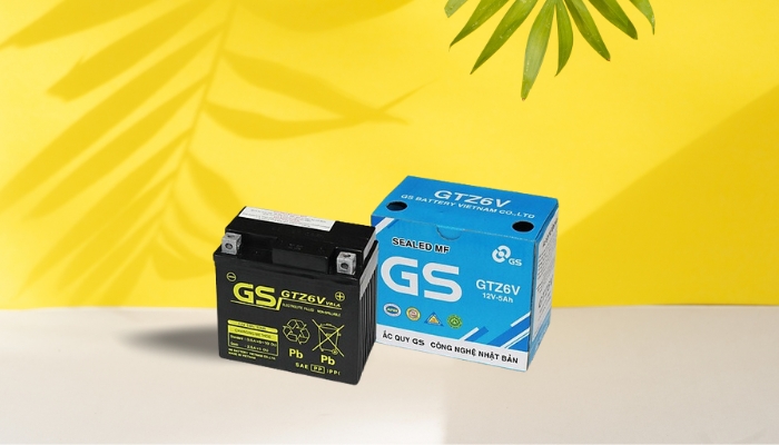 Bình ắc quy GS GTZ-6V - E cho xe Lead