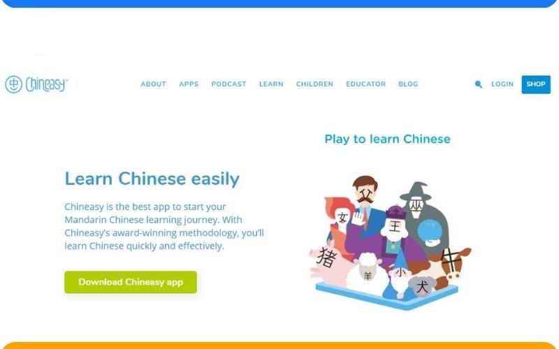 khóa học tiếng trung online trên Chineasy