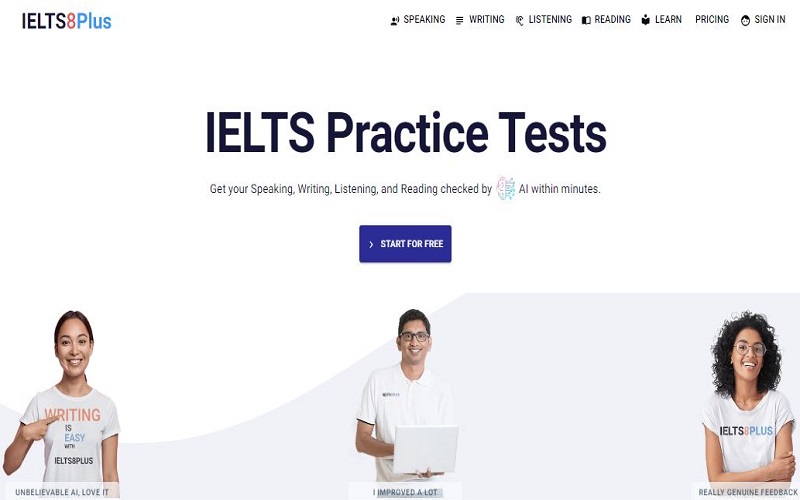 website IELTS 8 Plus