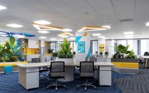 Không gian văn phòng xanh